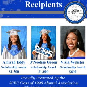 A graduation portrait of 2025 scholarship recipients.