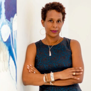 A portrait of Virgin Islands visual artist La Vaughn Belle.