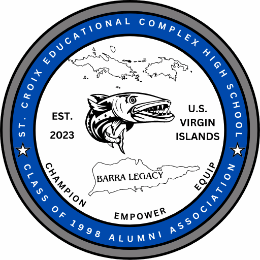 St. Croix Educational Complex High School Class of 1998 Alumni Association Logo