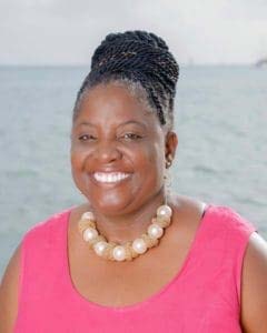 A headshot of Dr. Valrica Bryson, a respected music educator in the Virgin Islands.