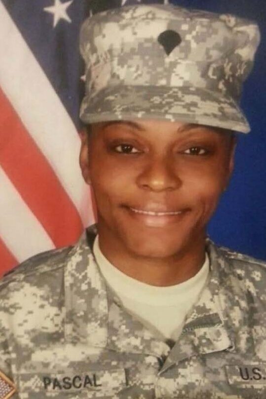 A photo of SCEC Class of '98 veteran Linda Pascal in her U.S. Army uniform.