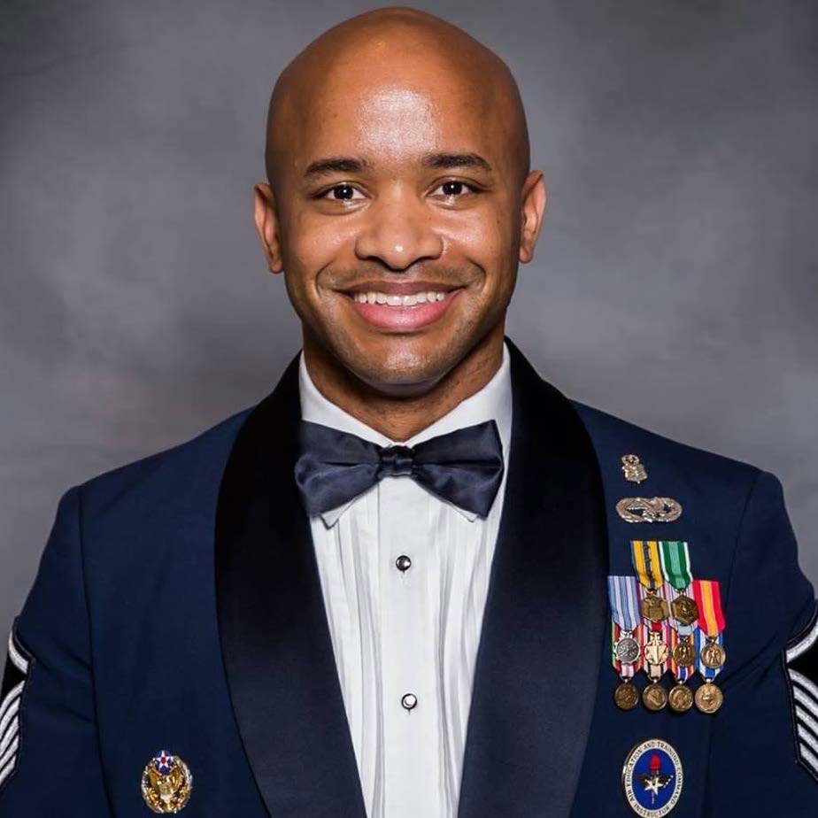 A formal portrait of SCEC Class of '98 veteran Winston Henry in his dress uniform.