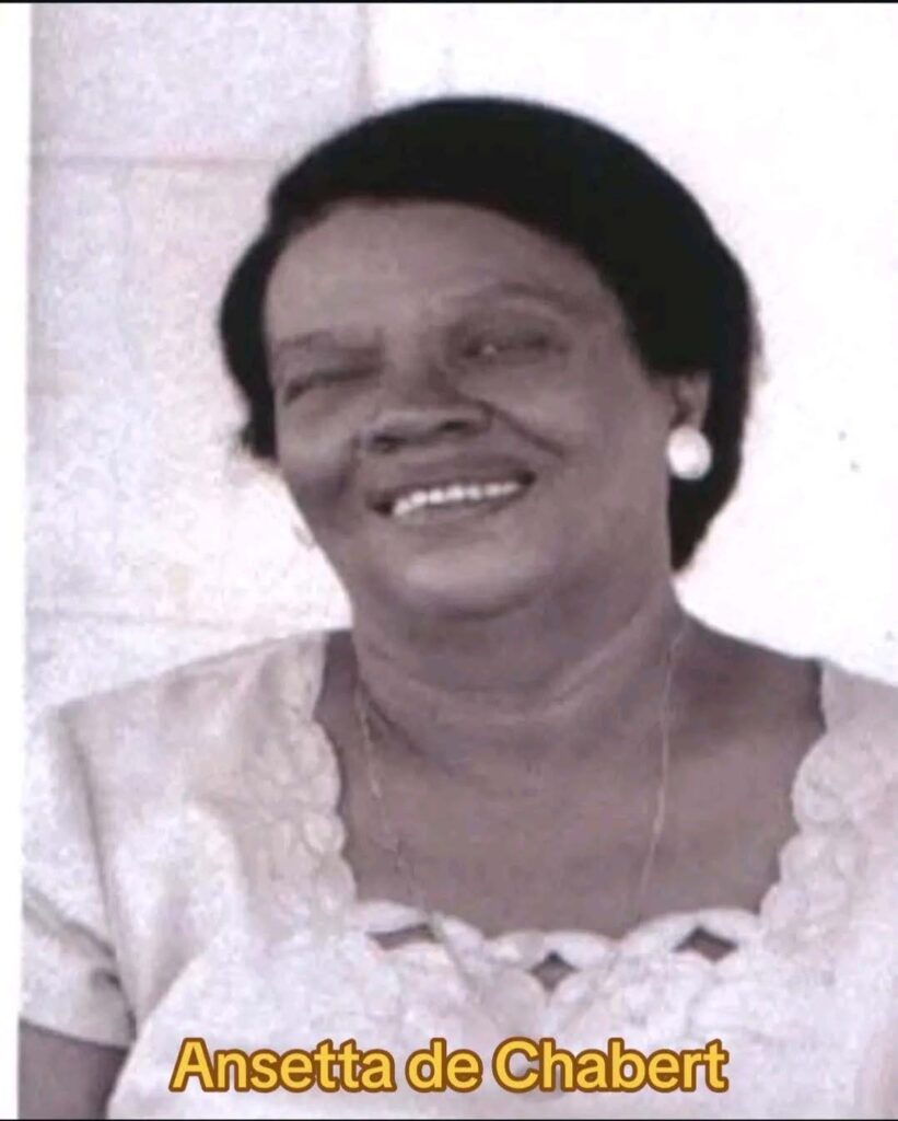 A historical photo of Ansetta de Chabert, a prominent Virgin Islands entrepreneur.